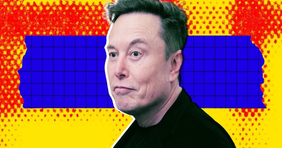 Ilustrasi kolaborasi Elon Musk, SpaceX, dan Pentagon untuk kecerdasan buatan