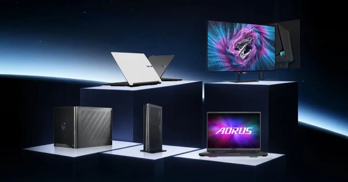GIGABYTE memamerkan jajaran monitor, laptop, dan AI BOX terbaru di ajang Computex 2026