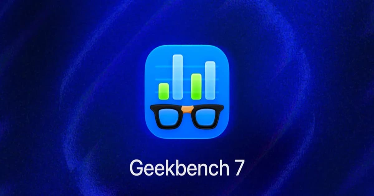 Tampilan antarmuka aplikasi benchmark Geekbench 7