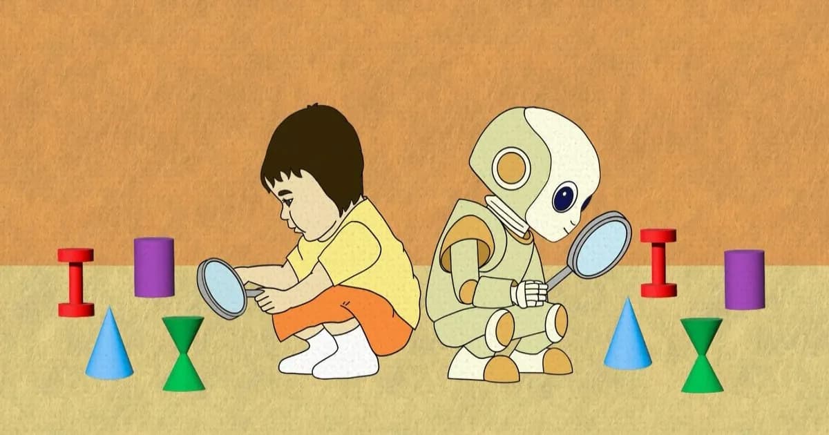 Robot virtual OIST dengan jaringan saraf tiruan belajar bahasa di simulasi 3D