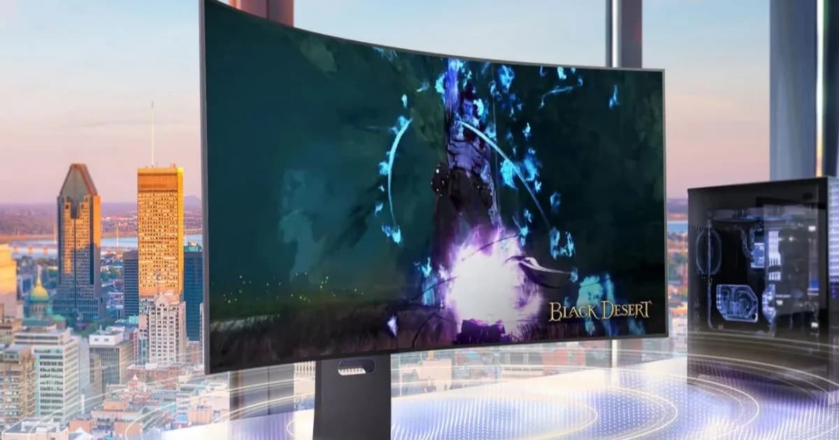 Layar monitor LG menampilkan pop-up iklan McAfee antivirus trial yang muncul tanpa izin pengguna di sistem operasi Windows