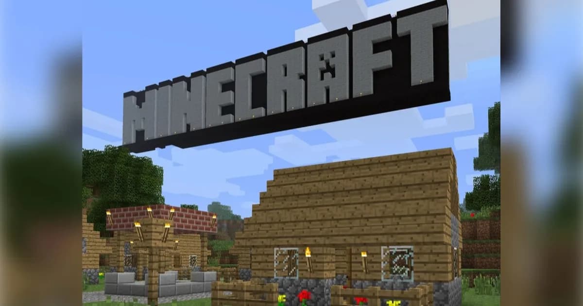 Ilustrasi karakter Minecraft di depan komputer dengan spesifikasi baru yang lebih tinggi