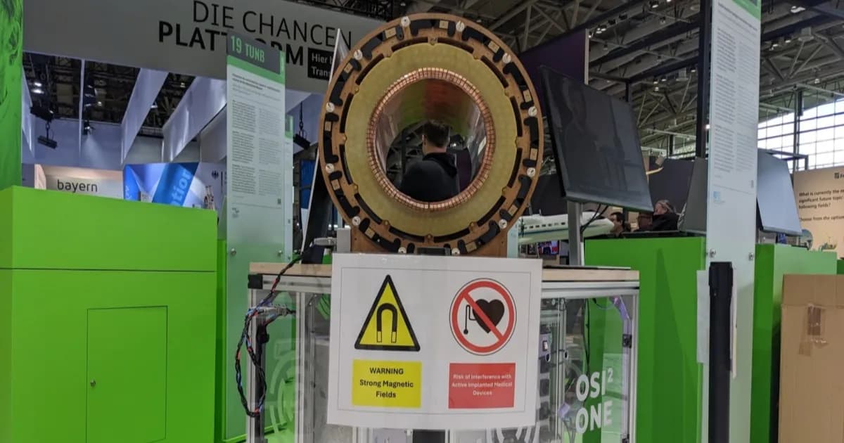 Pemindai MRI portabel OSI2 ONE dengan inti cetakan 3D