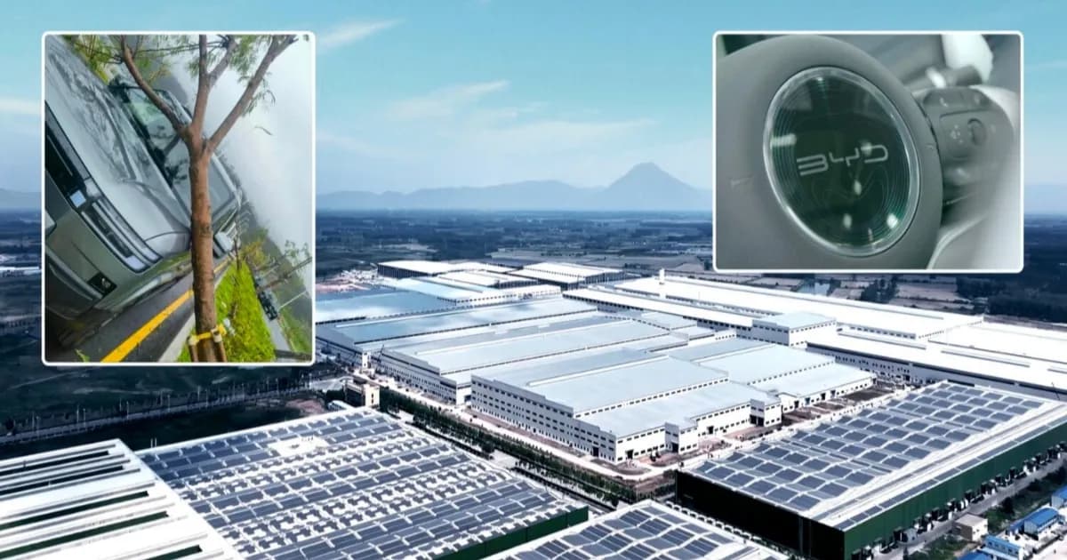 Pabrik BYD di Shenzhen rusak akibat Topan Noul