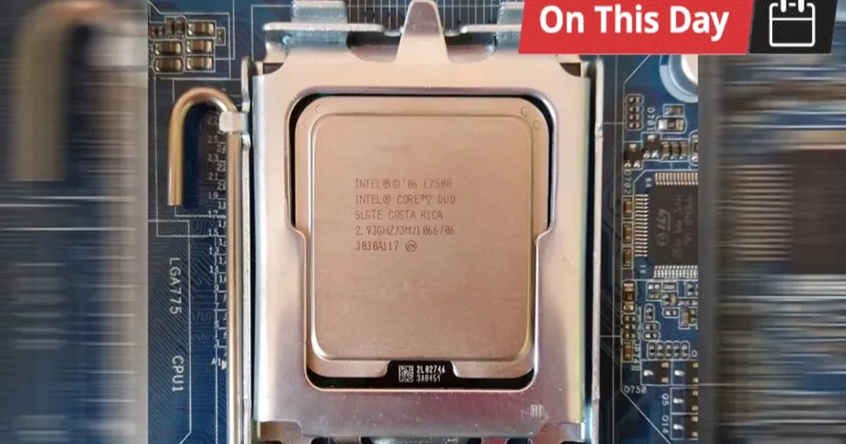 Prosesor Intel Core 2 Duo dengan kode nama Conroe yang legendaris