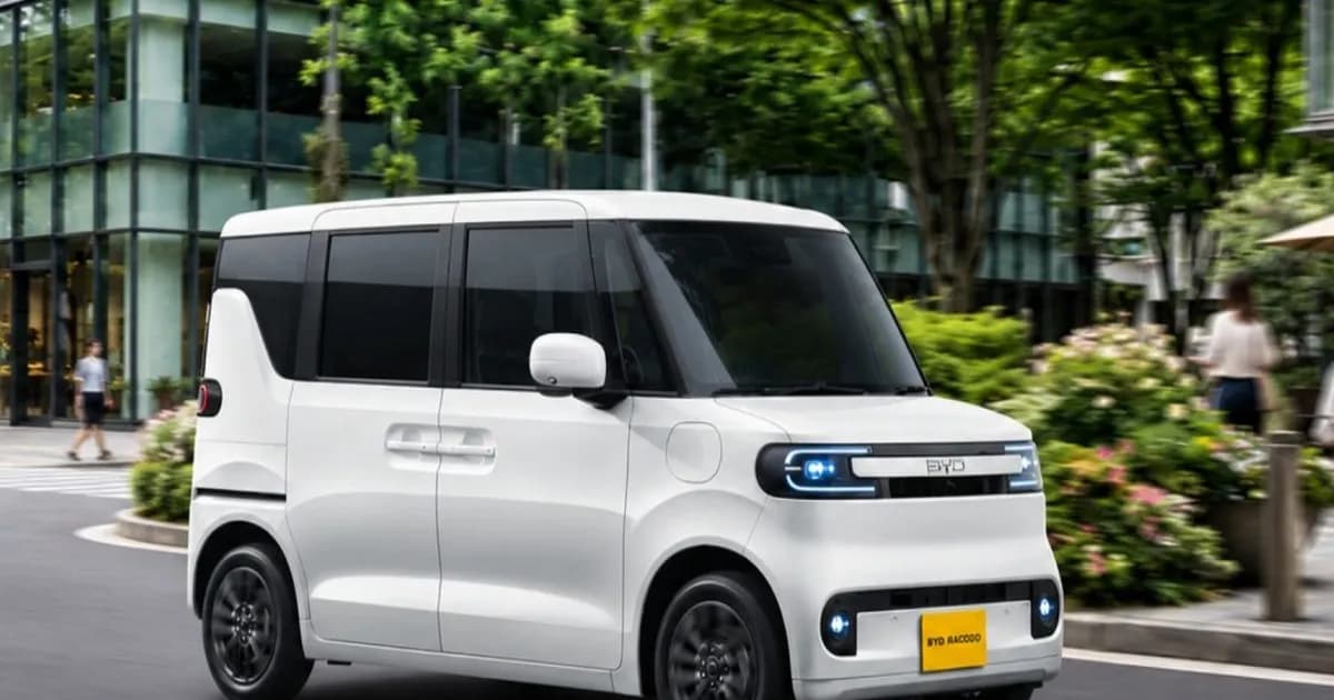 BYD Raccoon mobil listrik kei car Jepang