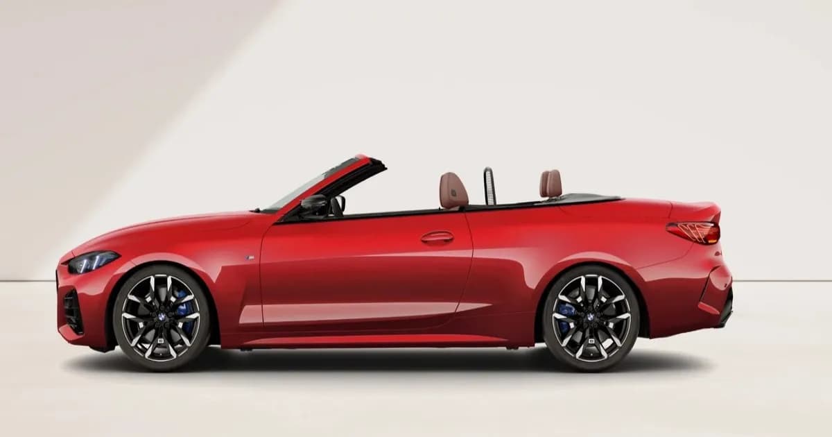 BMW i4 M50 tampak samping dengan desain sporty