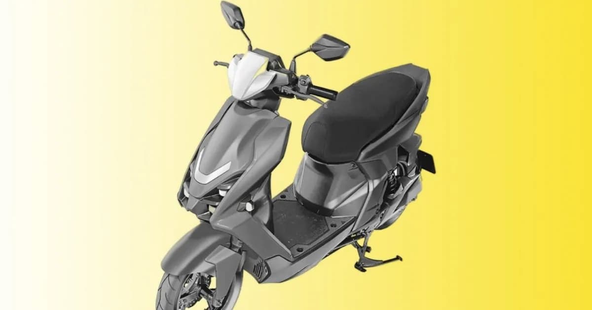 Desain skuter listrik Yamaha terbaru dari dokumen paten