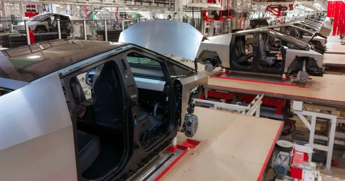 Produksi Tesla Cybertruck bulan April 2024 di pabrik Texas
