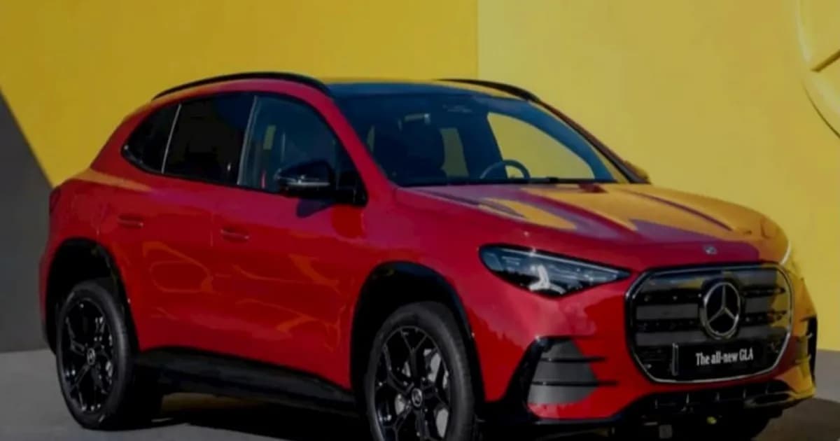 Bocoran gambar Mercedes GLA EV terbaru tampak depan