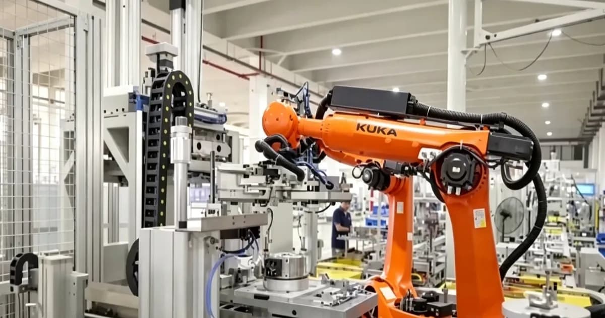 Fasilitas produksi motor axial flux Pan-Good Power di Lanxi, Zhejiang