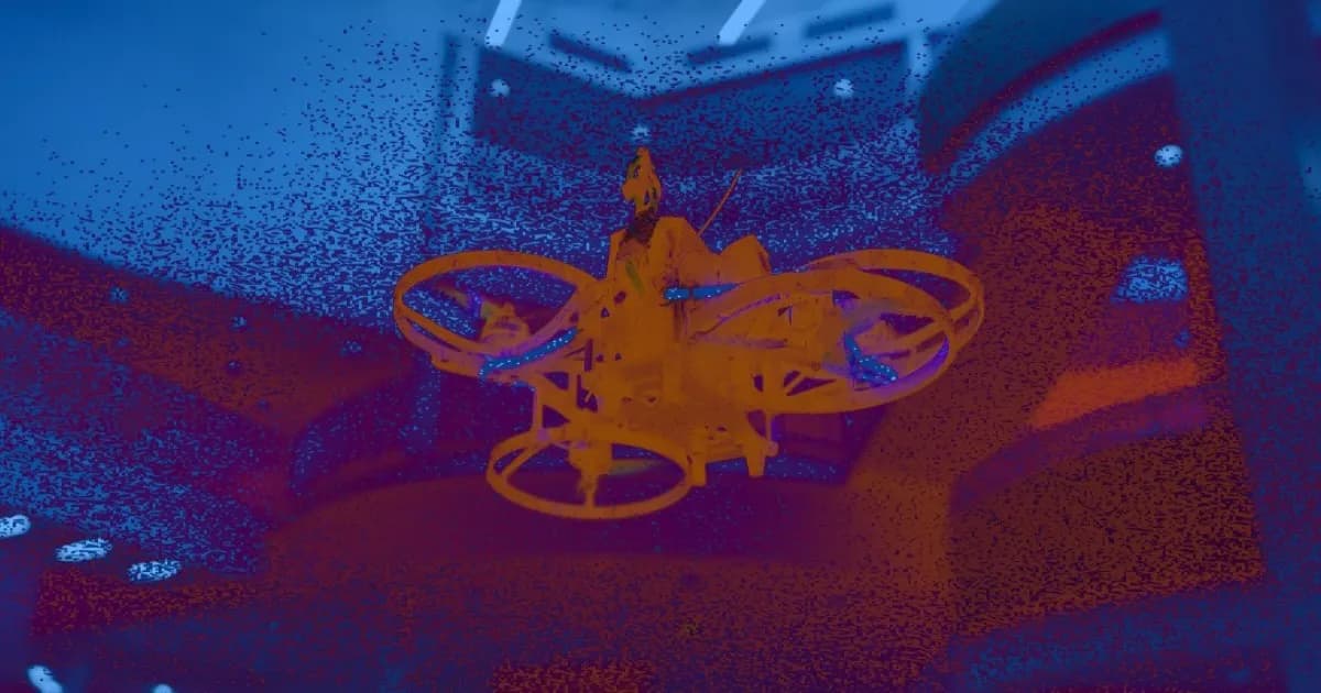 Drone Campus Guardian Angel penyemprot cabai buatan Mithril Defense untuk keamanan sekolah