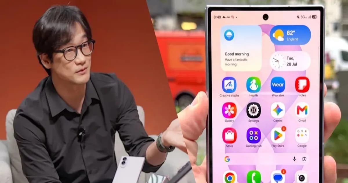 Samsung Galaxy Z Fold 8 dengan fitur AI Now Nudge di layar