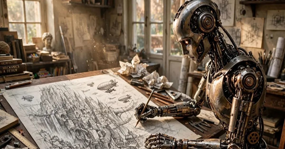Ilustrasi ChatGPT, Gemini, dan Meta AI sebagai platform kecerdasan buatan yang digunakan untuk menghasilkan karya