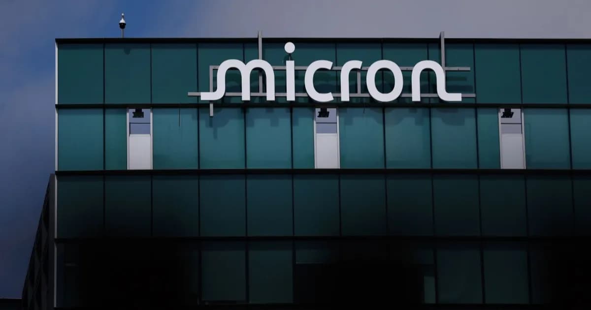 Logo Micron di tengah gugatan lingkungan atas izin pabrik di Clay, New York