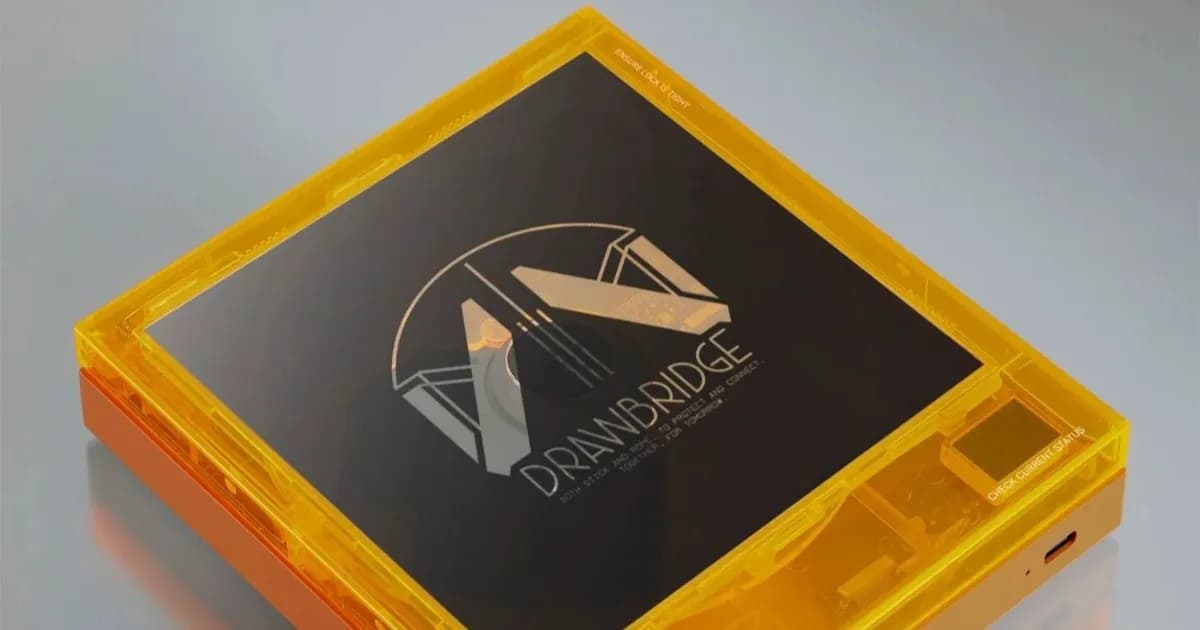 CD player portabel km5 Cp1 edisi khusus Death Stranding 2 dengan desain transparan neon orange