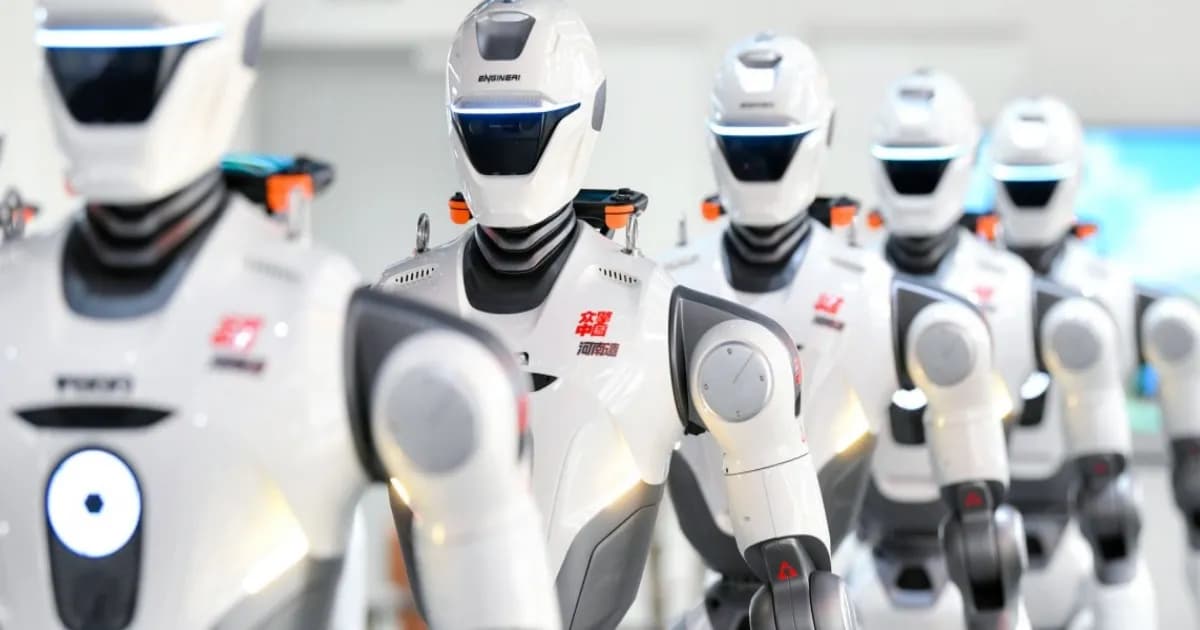 Ilustrasi robot humanoid yang terkena larangan impor FTC di Amerika Serikat