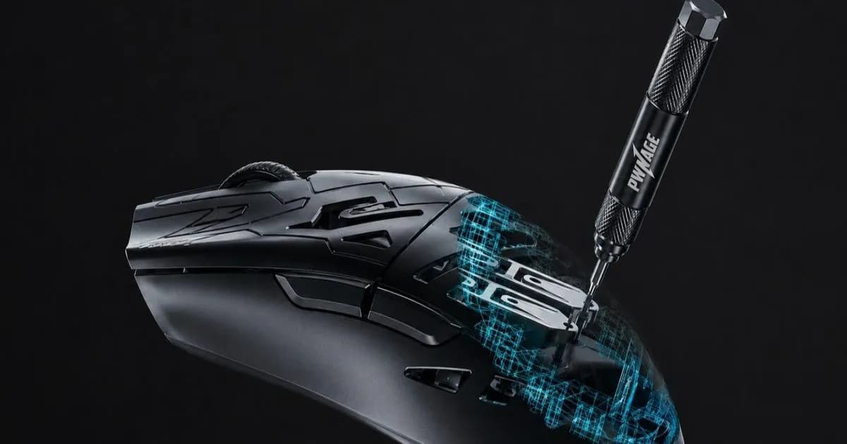 Pwnage Vanta mouse gaming dengan bodi magnesium dan fitur klik mekanis