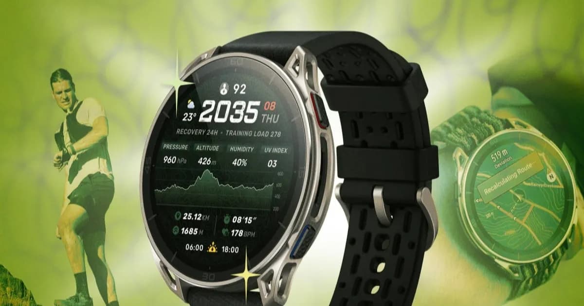 Amazfit Cheetah 2 Ultra jam tangan trail running premium dengan material titanium dan safir