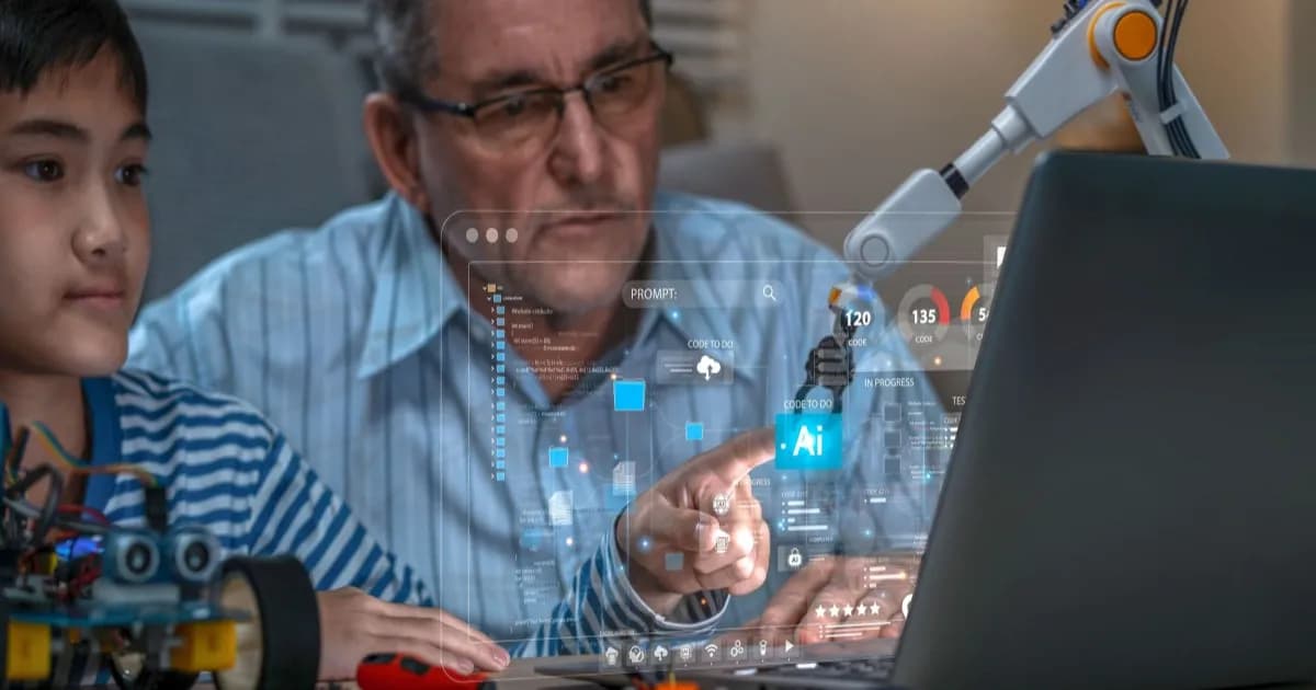 Tampilan platform StarSpark AI yang menunjukkan antarmuka tutor matematika interaktif untuk siswa