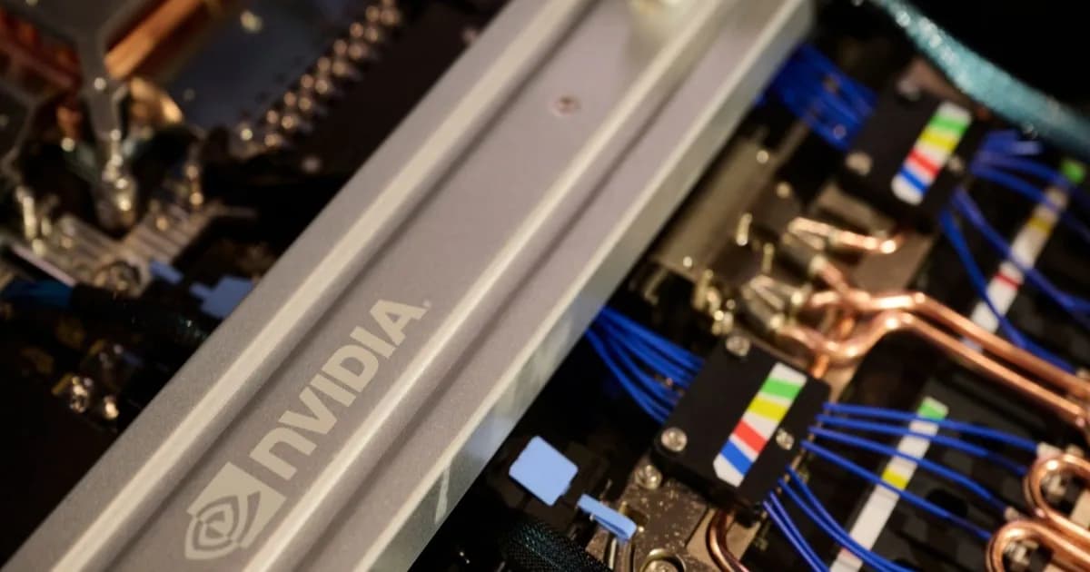 Ilustrasi rack sistem Nvidia Vera Rubin NVL72 yang dipuji Elon Musk sebagai arsitektur AI terbaik