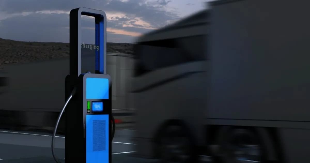 Pengisi daya truk listrik i-light dari i-charging yang telah tersertifikasi ETL