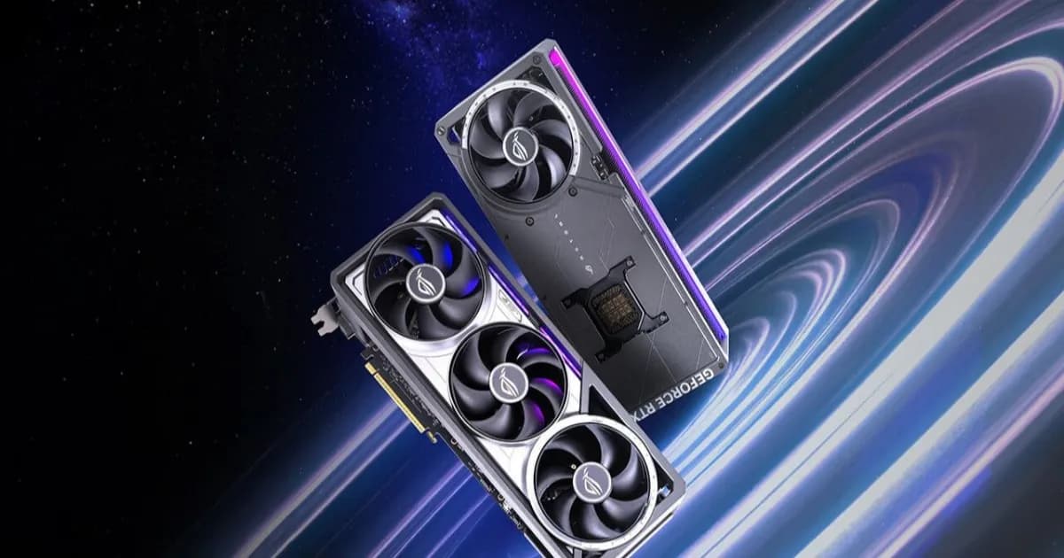 Kartu grafis ASUS ROG Astral GeForce RTX 5090 dengan konektor daya 12V-2x6