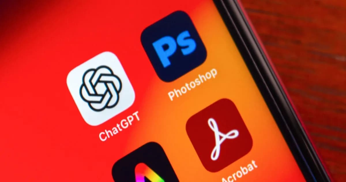 Tampilan plugin Adobe dalam antarmuka ChatGPT dengan berbagai tools kreatif