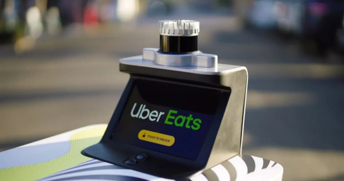 Robot pengantar otonom Serve Robotics yang kini ditinggalkan Uber