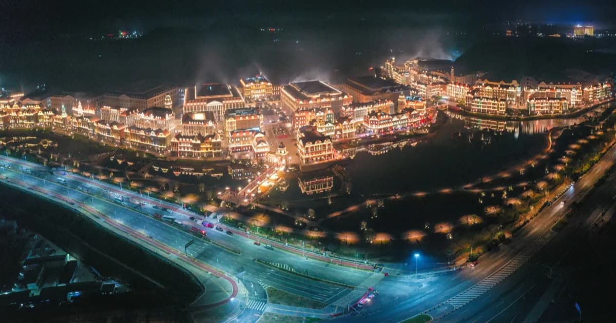 Pusat data Huawei di Provinsi Guizhou, China