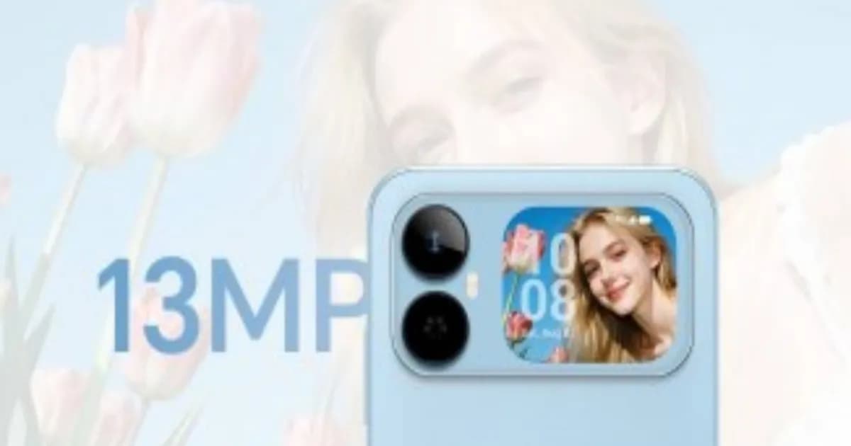 Honor Play20A dengan layar sekunder di pulau kamera belakang