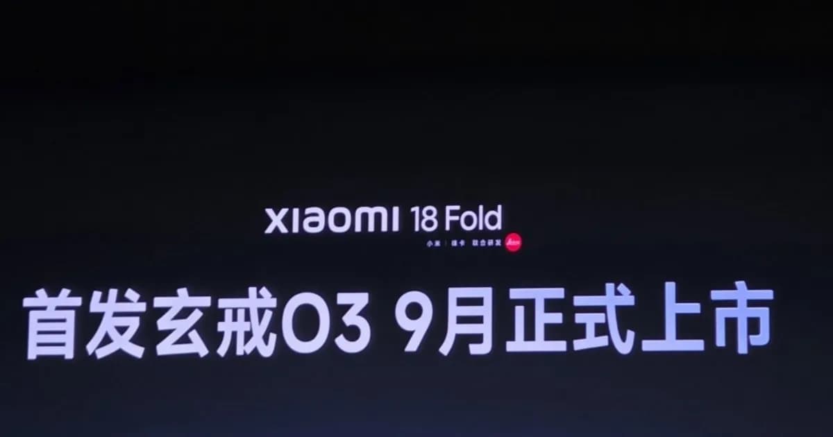 Xiaomi 18 Fold resmi hadir September dengan chipset Xring O3 yang memiliki skor AnTuTu tertinggi