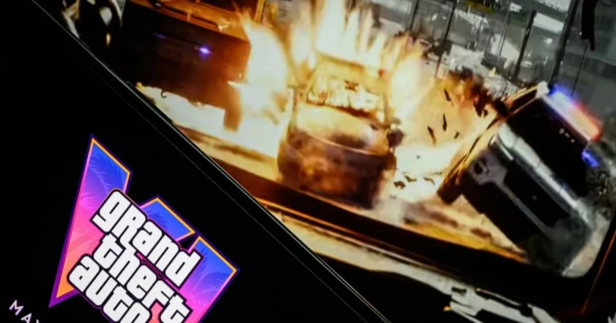 Tangkapan layar situs web palsu yang mengatasnamakan Rockstar dengan unduhan malware GTA 6