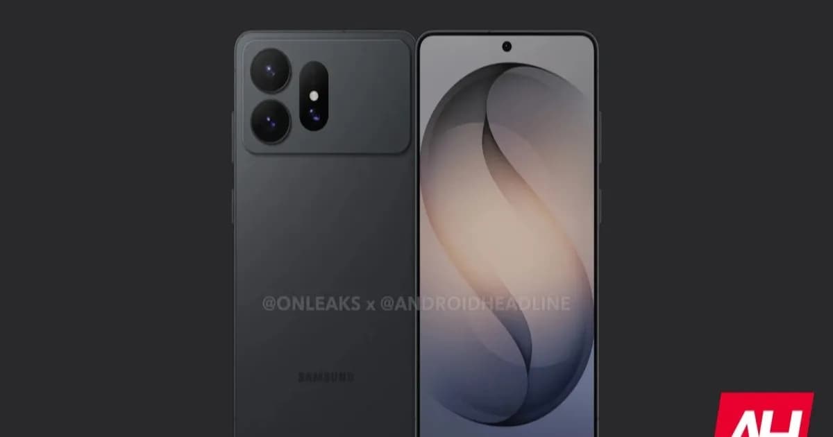 Render CAD Samsung Galaxy S27 Ultra dengan modul kamera persegi panjang baru