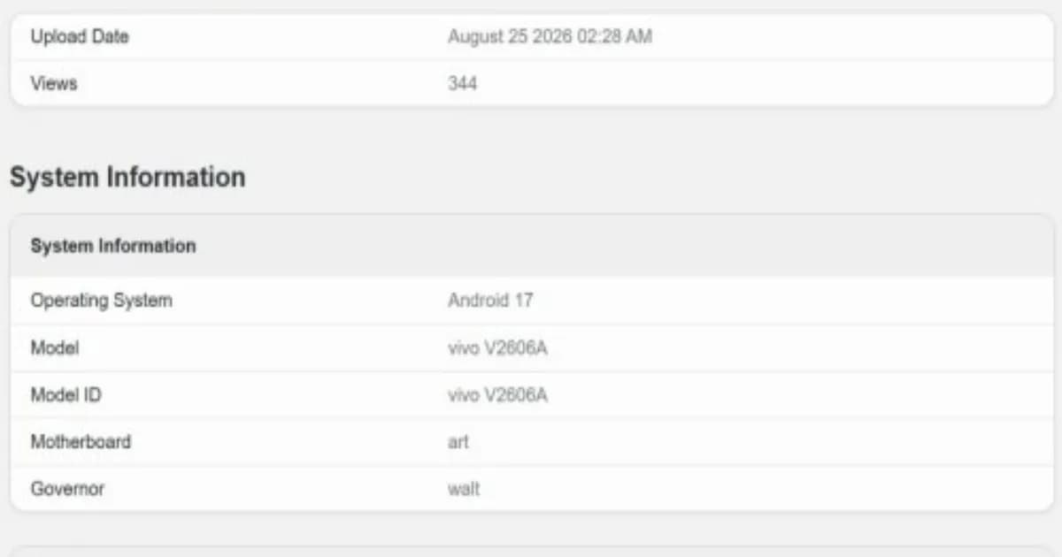 iQOO 16 dengan Snapdragon 8 Elite Extreme Gen 6 terdeteksi di Geekbench