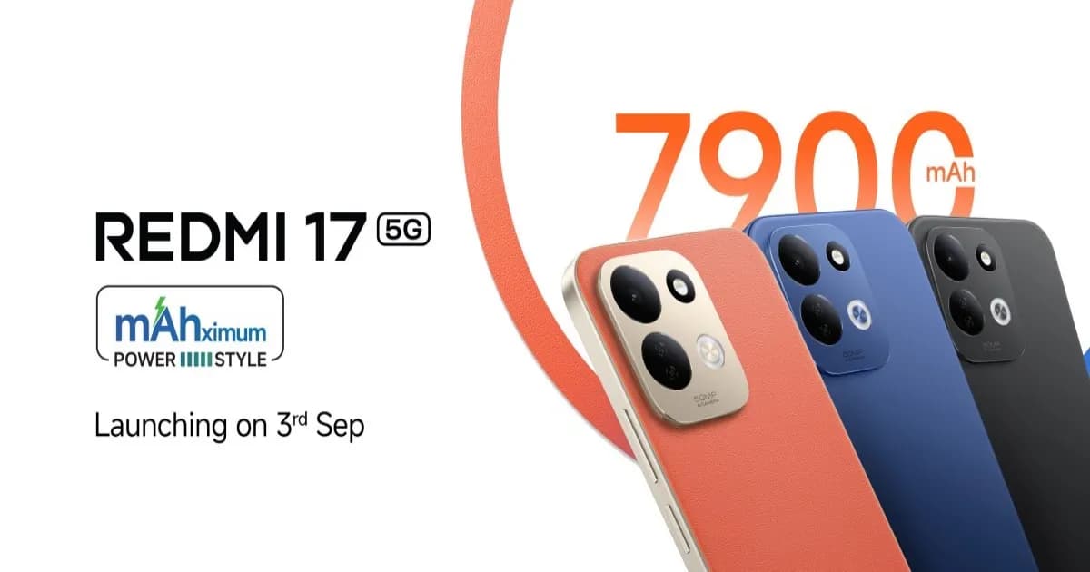 Redmi 17 5G varian India dengan baterai 7.900 mAh