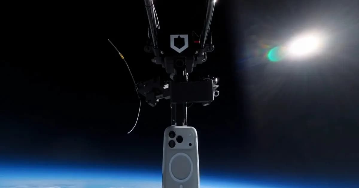 RhinoShield AirX case going to space