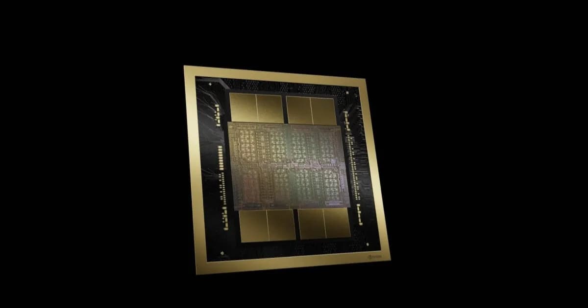 Ilustrasi GPU Nvidia Blackwell untuk infrastruktur cloud AWS