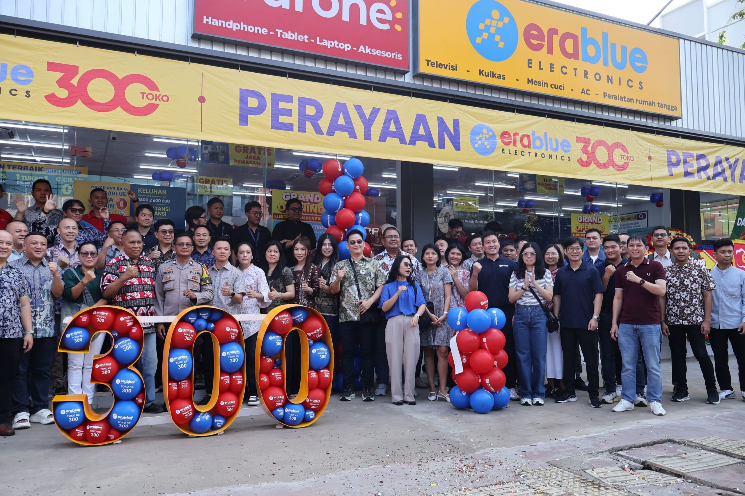Erablue Resmikan Toko ke-300 di Cempaka Putih, Usung Elektronik Harga Pabrik