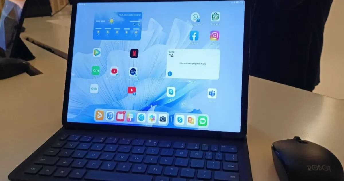 Huawei MatePad Air dengan layar OLED PaperMatte 12 inci yang tipis dan ringan