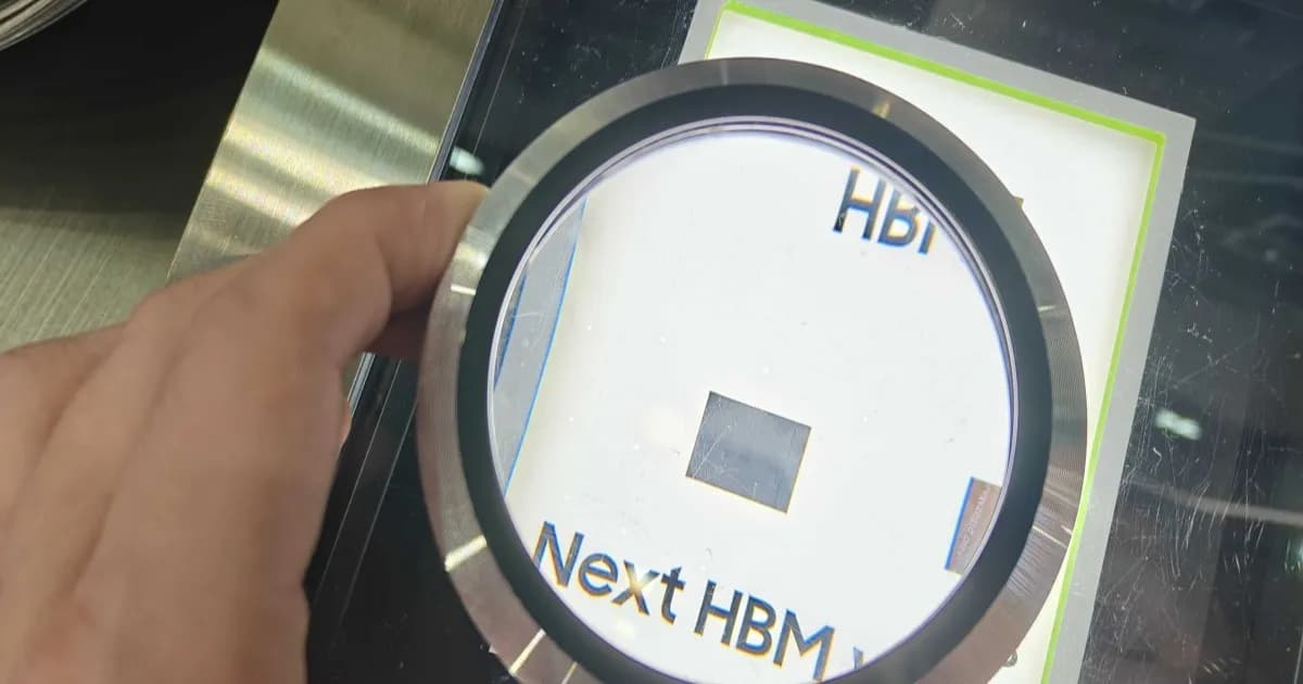 Ilustrasi target Samsung HBM5 dengan bandwidth dua kali lipat HBM4E