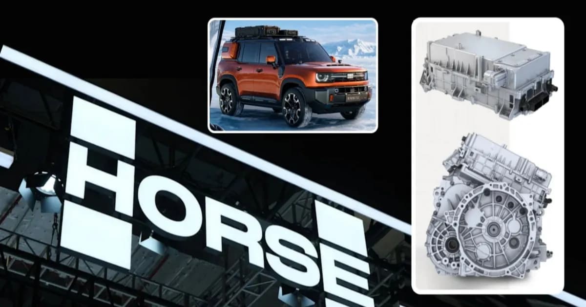 Sistem penggerak PHEV off-road 3DHT200 dari Horse Powertrain untuk Galaxy Cruiser 700