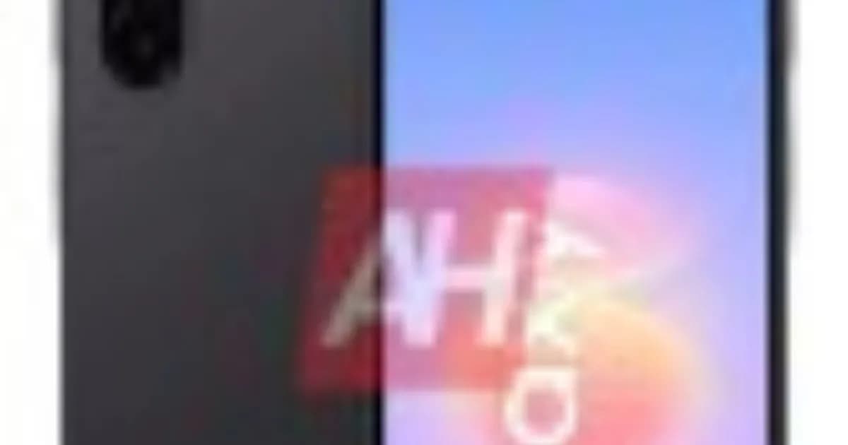 Samsung Galaxy A18 4G tampak depan dengan notch tetesan air