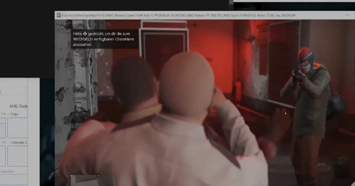 Emulator PS5 KytyPS5 menjalankan GTA V versi PS5 di PC dengan performa 60 FPS