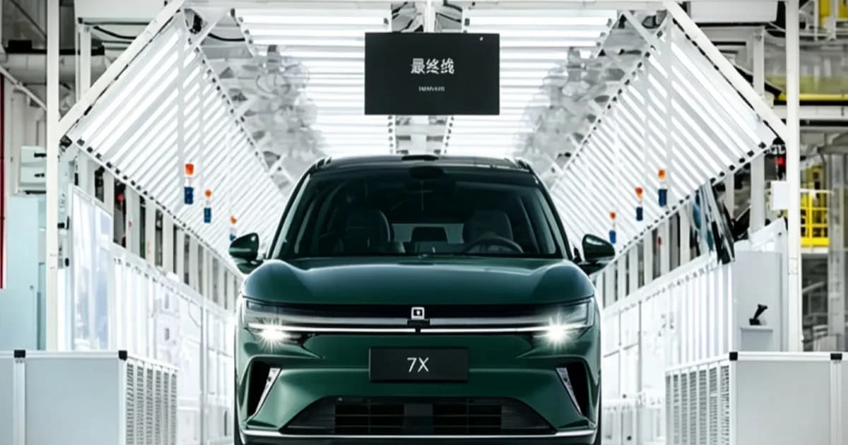 Zeekr 7X ke-200.000 keluar dari lini produksi pabrik Ningbo