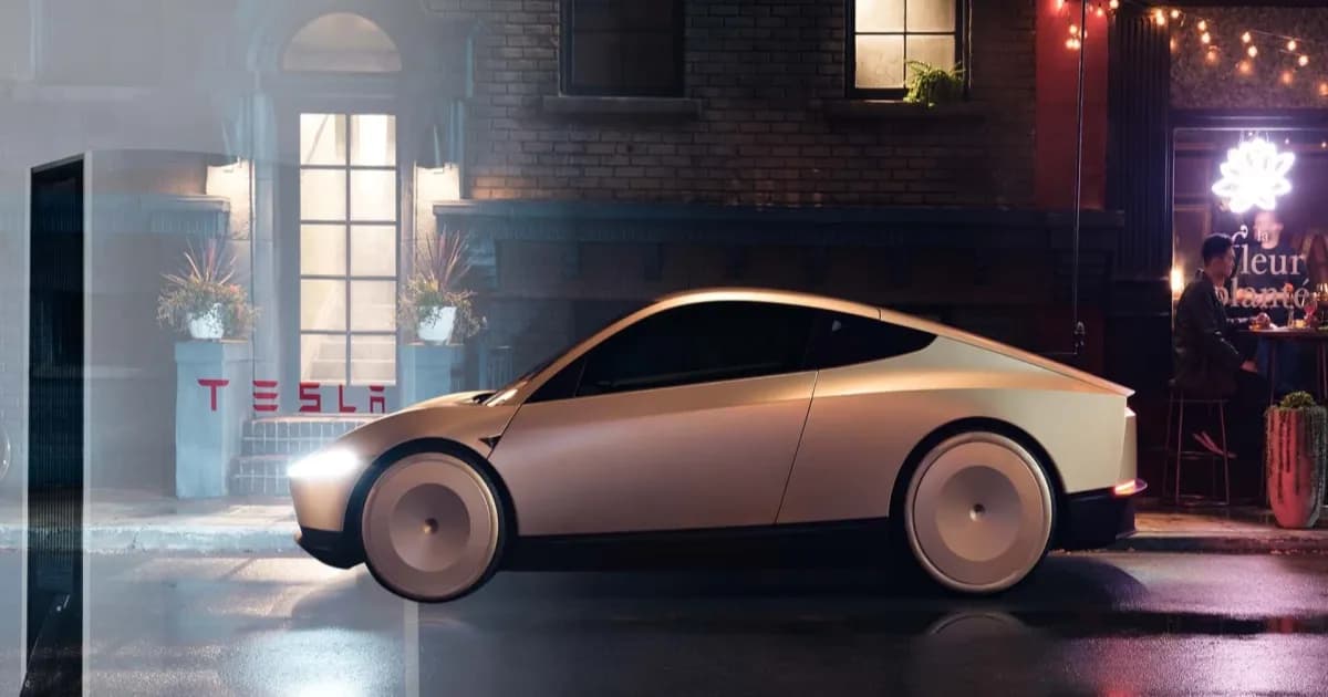 Tesla Cybercab dua pintu tampil tanpa setir dan pedal di acara peluncuran di Austin