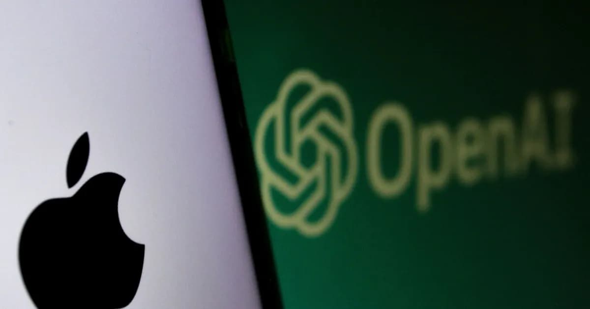 Ilustrasi integrasi ChatGPT dengan Siri dan Apple Intelligence yang minim pengguna