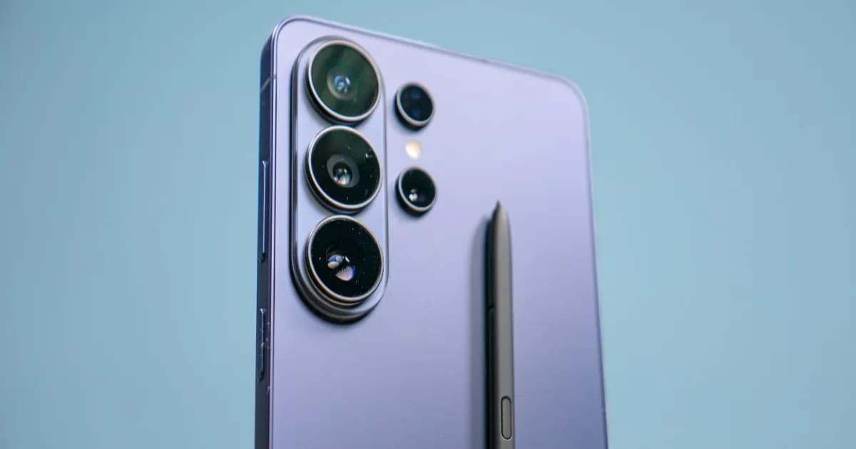 Samsung Galaxy S26 Ultra ditampilkan dalam genggaman tangan