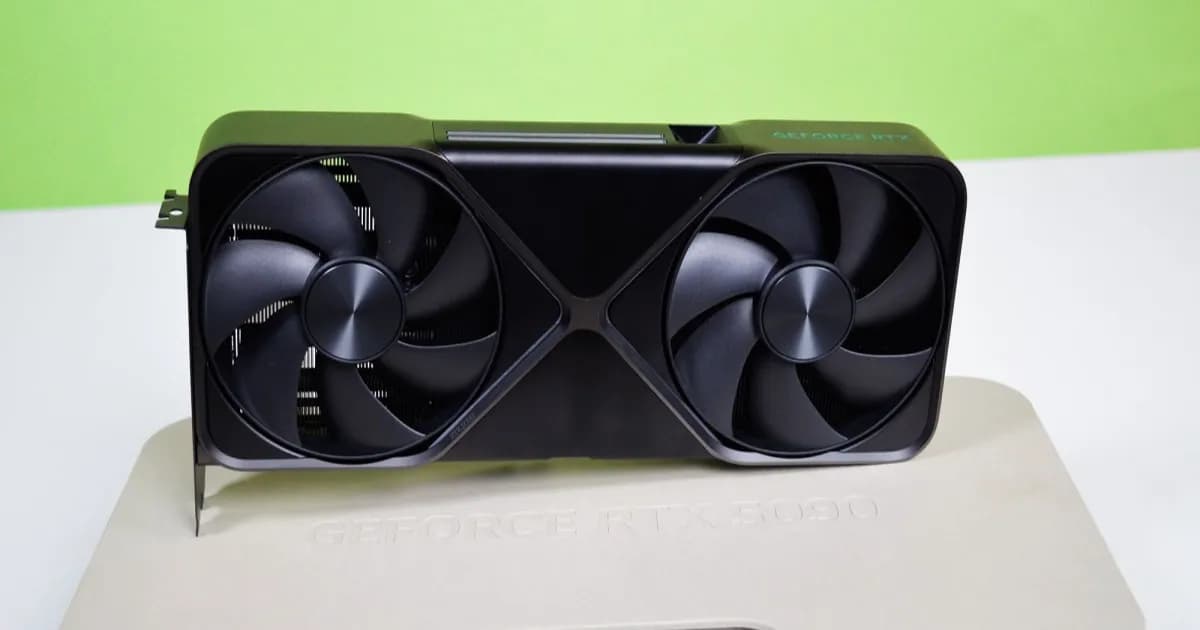 Formulir deklarasi pembelian RTX 5090 di Micro Center dengan kolom tanda tangan dan verifikasi identitas