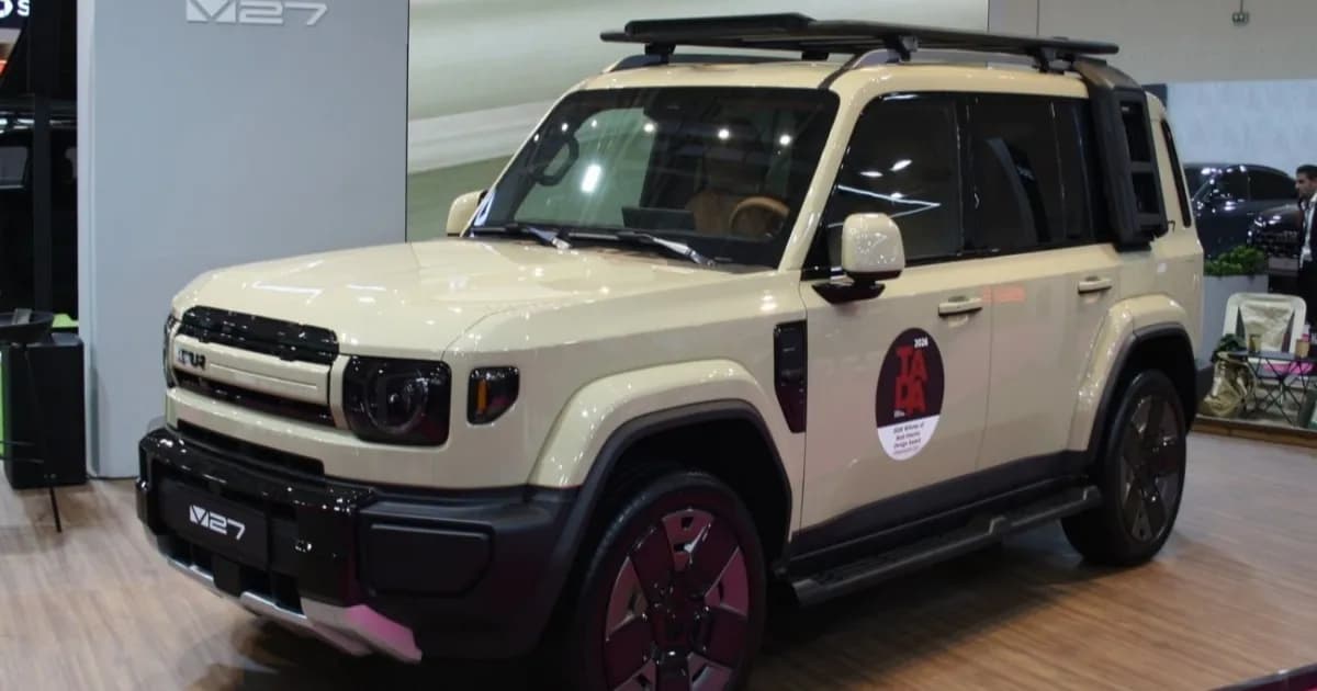 Chery iCaur V27 EREV off-roader tampil di Auto Athina 2026 Yunani